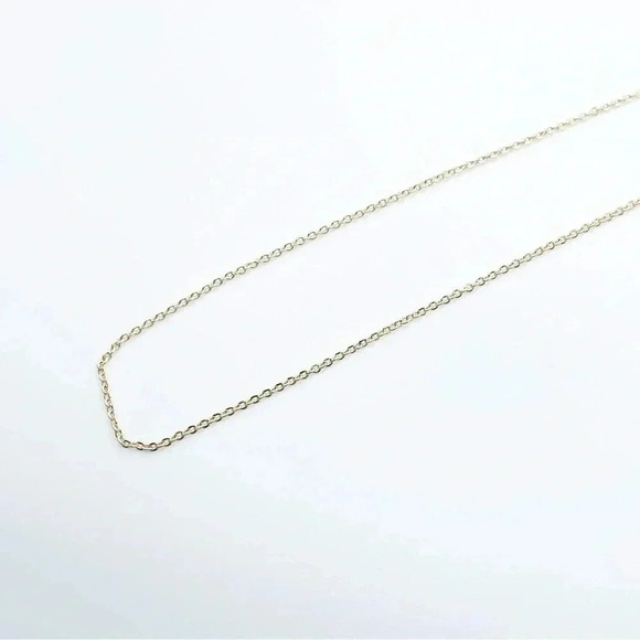 Cable Chain Necklace Gold or Silver Plated - Picture 3 of 6